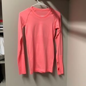 Brand new neon Lululemon long sleeve
